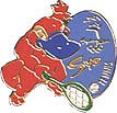 Mascot Sport Syd Tennis Pin