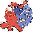Mascot Syd Shotput Pin