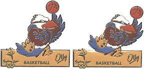 Olly Basketball Moving Pin