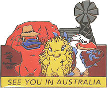 Mascots Uluru Pin