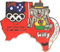 AOC, Willy Oval Pin