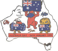 Australia Day Oversize Pin