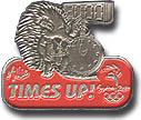 Millie Times Up Pewter Pin