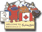 Welcome to Sydney 2000 Canada Pin