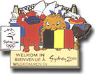 Welcome to Sydney 2000 Belgium Pin