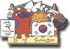 Welcome to Sydney 2000 South Korea Pin