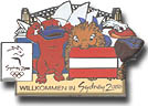 Welcome to Sydney 2000 Austria Pin