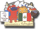 Welcome to Sydney 2000 Mexico Pin