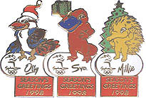 Trofe Christmas pin set