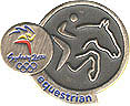 Equestrian Pictogram Pin