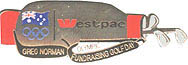 AOC Greg Norman Olympic Fundrasing Day Pin