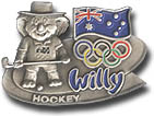 AOC Willy Hockey pin