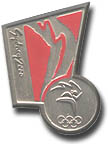 Modern logo Leg pin