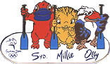 Mascots Canoe/Kayak Pin