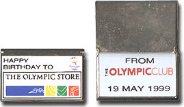 Happy Birthday to Olympic Store from the Olympic Club pin