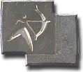 Archery Millennium Pictogram Pin