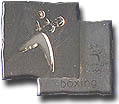 Boxing Millennium Pictogram Pin