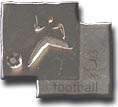 Football Millennium Pictogram Pin
