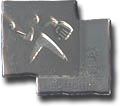 Softball Millennium Pictogram Pin