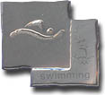 Swimming Millennium Pictogram Pin