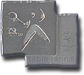 Table Tennis Millennium Pictogram Pin