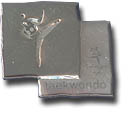 Taekwondo Millennium Pictogram Pin