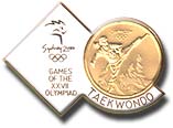 Pin and Coin set - Taekwondo pin
