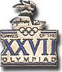 Olympic XXVII Silver Pin