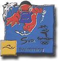 Swimming - Syd Pictogram Pin