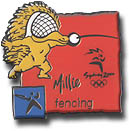 Fencing - Millie Pictogram Pin
