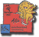 Synchronized Swimming - Millie Pictogram Pin