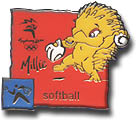 Softball - Millie Pictogram Pin