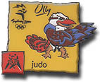 Judo - Olly Pictogram Pin