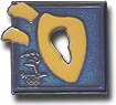 Die Cut Head pin, number 918263