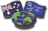 Australia - Welcoming the World Flag series pin