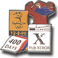 Xerox 400 Days to Go pin