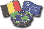 Belgium - Welcoming the World Flag series pin