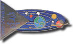 World from Space pin