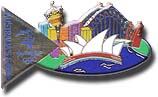 Sydney from Space pin