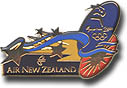 Air New Zealand Gold Pin