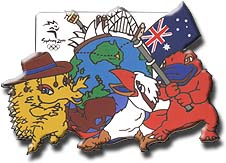 Aminco Oversize Australia Day pin