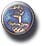 Round Blue Undersized pin