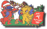 Aminco Christmas 1999 pin