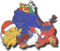 Aminco Oversize Christmas 1999 pin