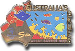 Mascots on Tour - Great Barrier Reef Pin