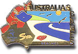Mascots on Tour - Beaches Pin