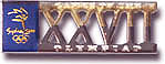 The Games of the 27th Olympiad Pin