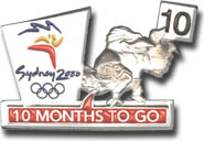 10 MONTHS TO GO Pin