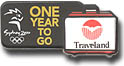 Traveland One Year to Go Pin