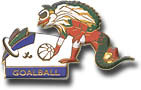 Lizzie Goalball Pin